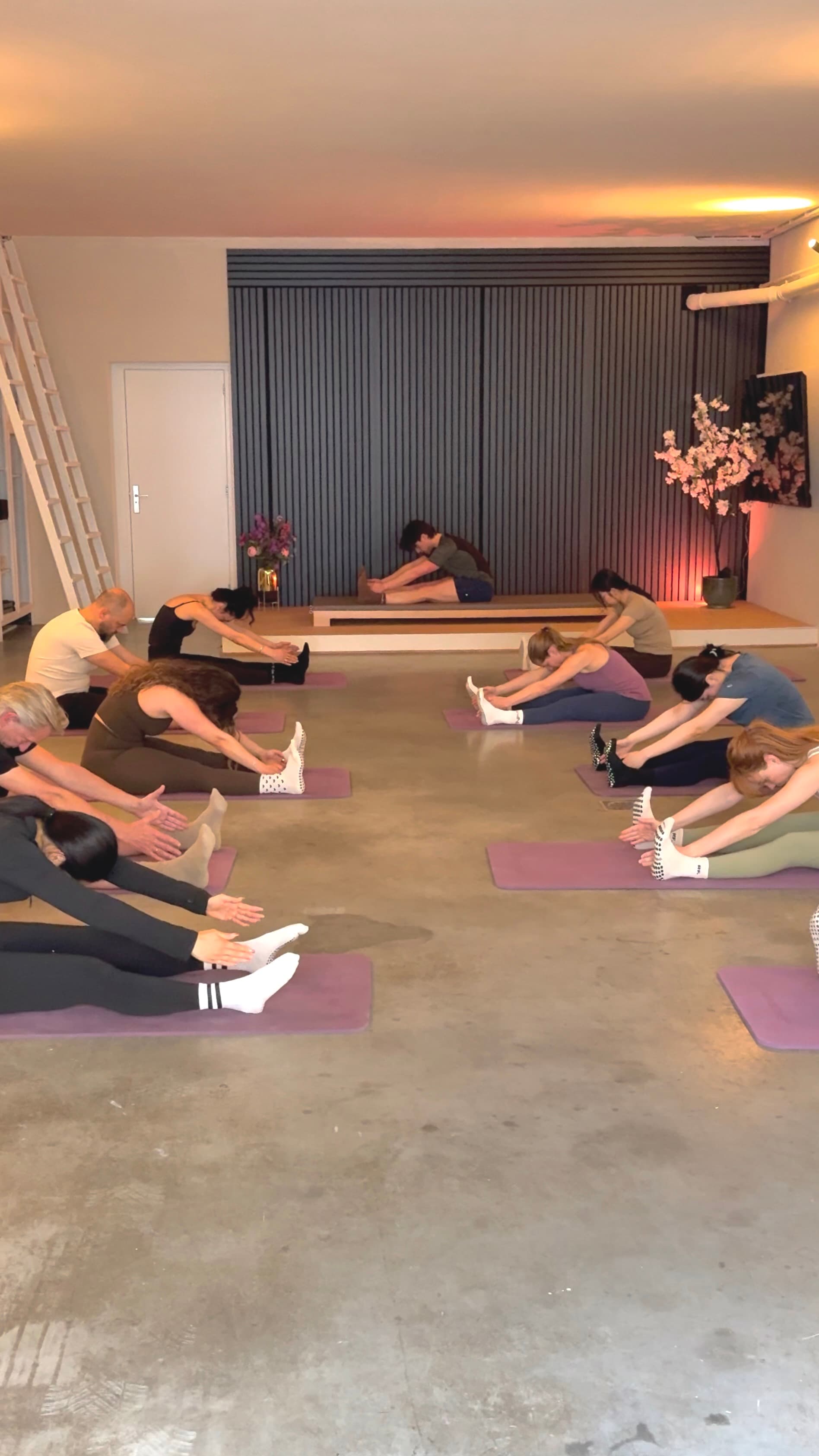 Stretch op de reformer